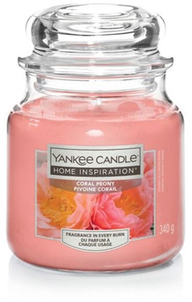 YANKEE CANDLE Yankee Candle Home Inspiration fragranza Coral Peony candela media